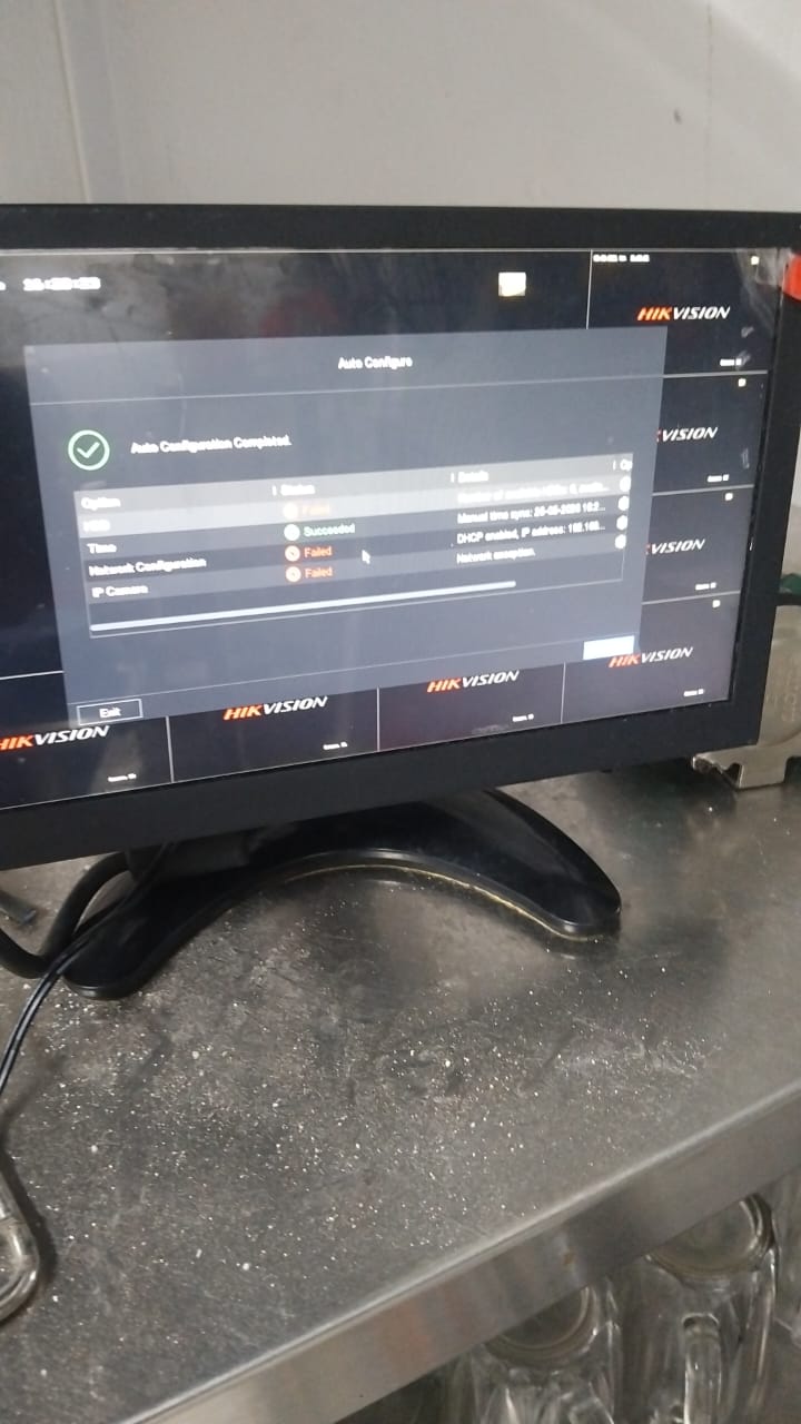 CCTV monitor configuration