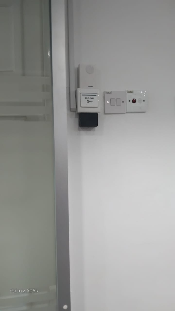 Door access button